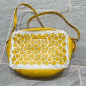 Vera Bradley Hexagon Yellow Crossbody Purse
